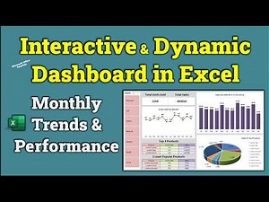 Excel Sales Dashboard Tutorial | Monthly Trends & Performance Metrics