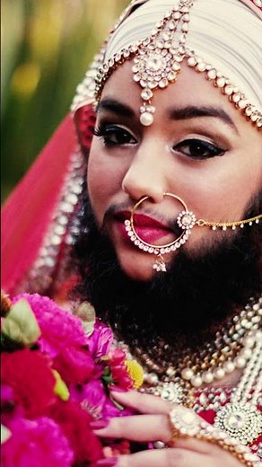 The Bearded Lady - Harnam Kaur #shorts #shortsvideo #interestingfacts
