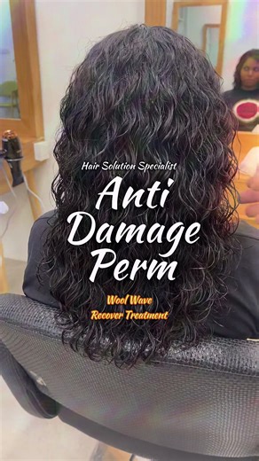 ANTI DAMAGE PERM Wool wave Recover hair treatments ELIO IMAGE CREATION offers a special perm service using anti-damage recover perm products, reducing chemical ingredients to protect hair quality, and most importantly, containing up to 90% repair ingredients. Making hair natural and smooth. Process is 100% safe and does not damage the hair. Don‘t worry hair been Damaged / Bleached. Recover hair treatments are designed to restore the health, strength, and vitality of damaged hair. These treatment
