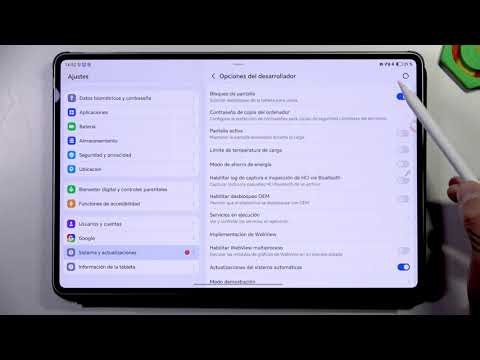 HONOR MagicPad 4 - Cómo activar Opciones de desarrollador