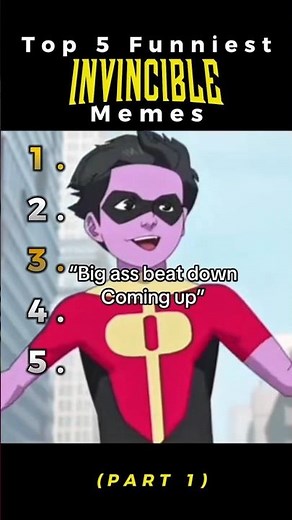 Top 5 Funniest Invincible Memes