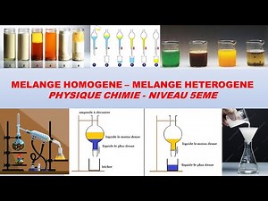PHYSICS AND CHEMISTRY - FIFTH GRADE: HOMOGENEOUS AND HETEROGENEOUS MIXTURES
