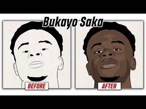 HOW TO DRAW BUKAYO SAKA - Easy Drawing Tutorial - Face Drawing