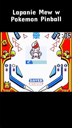 Łapanie Mew w Pokemon Pinball #pokemon #pinball #gameboy #color #mew #spinoff #shorts