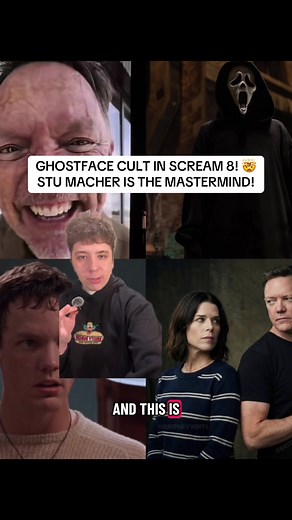 Stu Macher as the Mastermind in Scream 8!