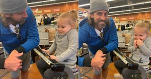 Adorable: Little girl freaks out over meeting Aaron Rodgers at grocery store
