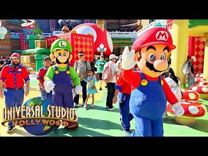 Super Nintendo World 4K Walkthrough - November 2025 - Universal Studios Hollywood