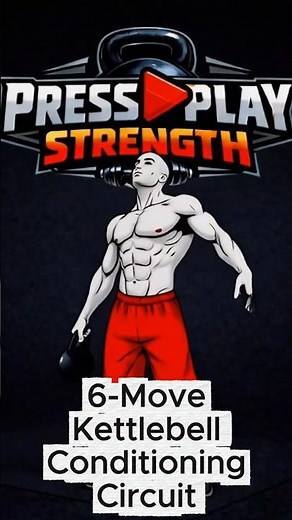 Brutal Kettlebell Conditioning Workout | 6 Explosive Exercises for Full Body Strength #kettlebell