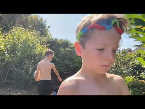 Football in my friends pool