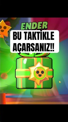 HEDİYE KUTUSUNU BU TAKTİKLE AÇARSANIZ !! #brawlstars