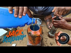 How to Repair Useless Hydraulic Bottle Jack | Jack Kit Replace & Repair Less 5 Minutes