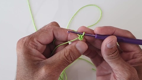 Pontos de crochê com efeito relevo | Ponto DNA