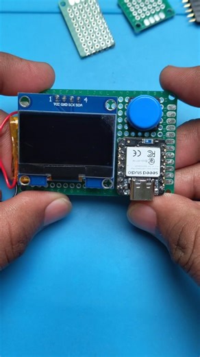 Tech Talkies | Day 4 of making my Tiny Portable OLED display device #esp32 #electronics #arduinoproject #iot #diy #raspberrypi #esp8266 #arduino #robotics | Instagram