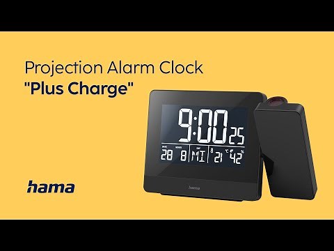Hama Projection Alarm Clock Plus Charge