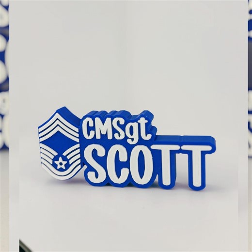 Personalized Air Force Chief Master Sergeant Desk Name Plate, Cmsgt Gift, Chief Master Sergeant Promotion, Cmsgt Name Plate, USAF Plaque - Etsy