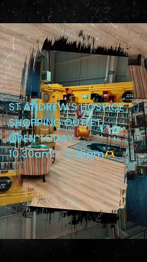 Come & visit our BRAND NEW SHOPPING OUTLET in COATBRIDGE….OPEN TODAY ….10.30am ~ 4.30pm💜 | St Andrew's Hospice Shops