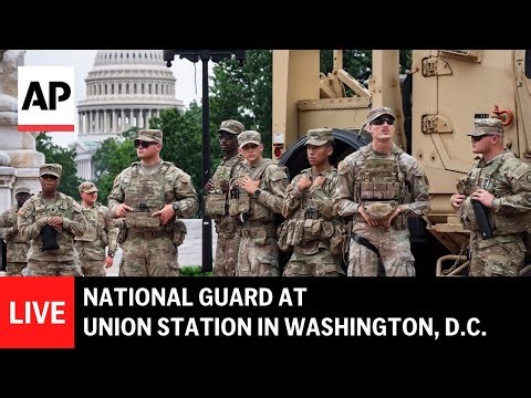 LIVE: National Guard at Union Station in Washington, D.C.