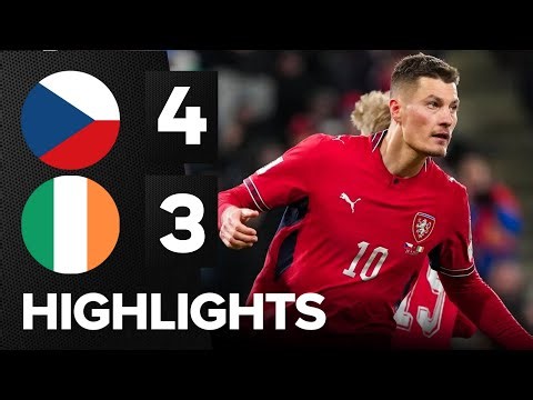 THE DRAMA PENALTY SHOOTOUT !! Czechia vs Ireland Highlights European Qualifiers Worldcup 2026 Goals