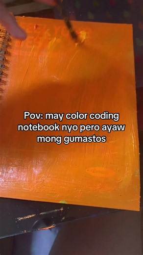 Color coding notebook tip kapag ayaw gumastos