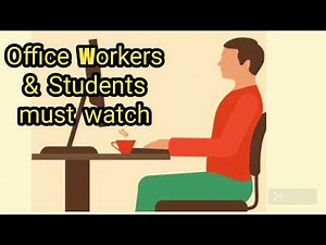 “Correct Posture for Office Workers | Quick Exercises to Fix Back & Neck Pain”“Must watch this....