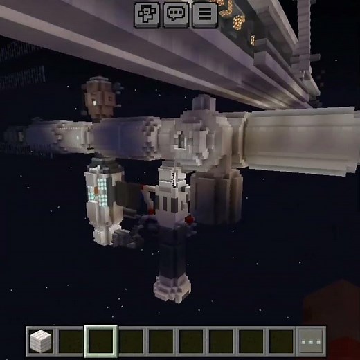 Built a FUTURE Spaceship in Minecraft 😱🚀 | Space Tech Build#minecraft #gamingshorts