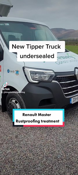 New Renault Master complete Dinitrol Rustproofing treatment.