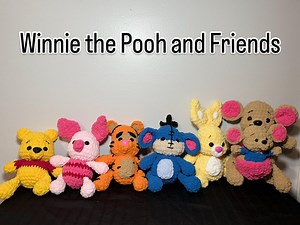 Winnie the Pooh Amigurumi Plush – Handmade Crochet Characters, Classic Pooh & Friends Collectible - Etsy