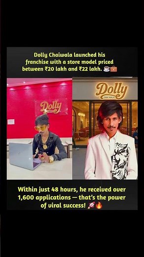 From Street Chai to Franchise Empire ☕🔥 | Dolly Chaiwala Launches “Dolly Ki Tapri” Across India 🚀