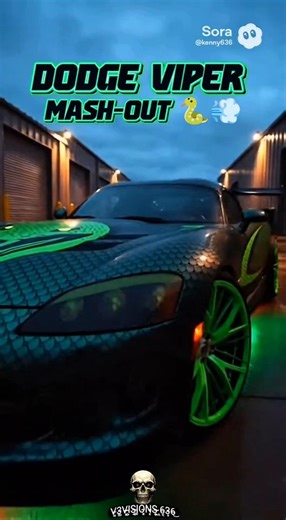 Dodge Viper SRT-10 | MASH-OUT💨 #youtubeshorts #viral #viralshorts #fyp #automobile #car