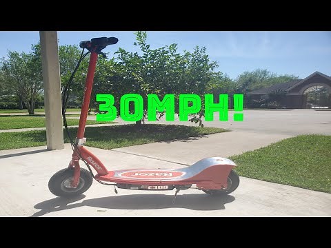 30MPH Razor E300 Final Build!