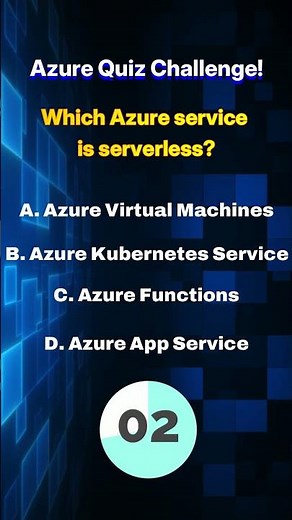 Microsoft Azure Quiz! AZ 900 #az900 #azure #beginner