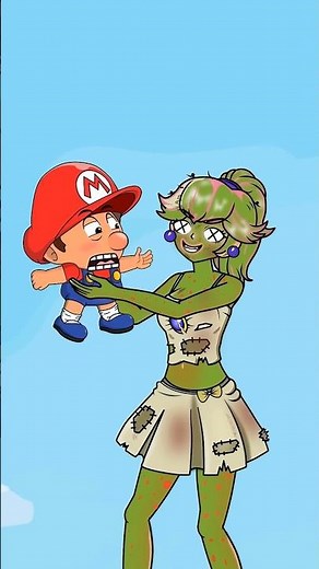 Zombie Sacrifice: The Most Emotional Rescue of Princess Peach #mario #shorts