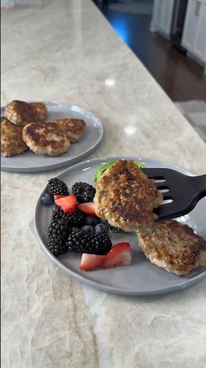 Easy Chicken Sausage Patties! These are so easy and great to prep ahead!