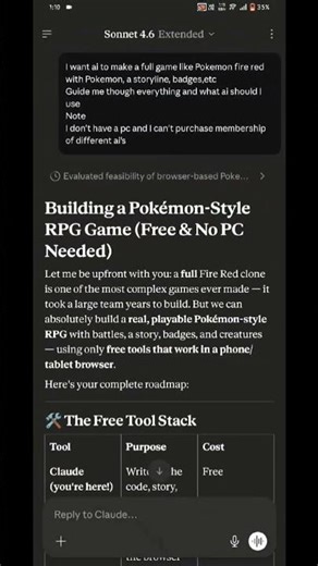 Making pokemon game using claud ai #pokemon #ai #aicode #aicode #aigame #aiprojects #discoverai