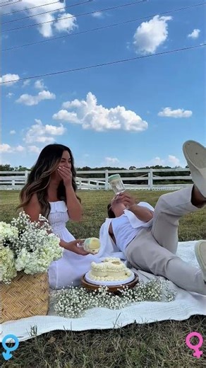 Record the happy moments of gender disclosure#genderreveal #funny