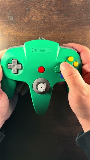 Clicking every button on an N64 controller #gaming #nintendo64 #nintendo #retro #nostalgia #switch