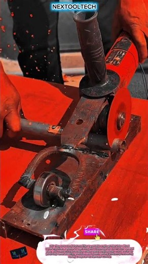 DIY Angle Grinder Chop Saw Stand For Precise Metal Cutting And Workshop Innovation​
