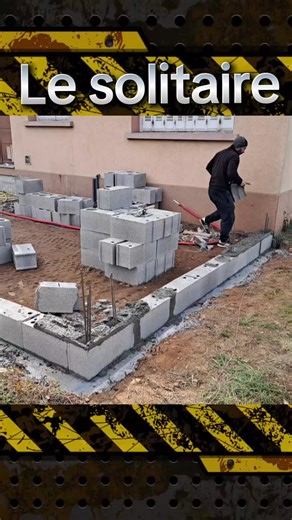 Pose de parpaings #motivation