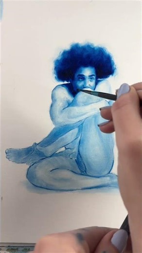 Drawing with oil paint! Experimental life drawing on the Draw Patreon