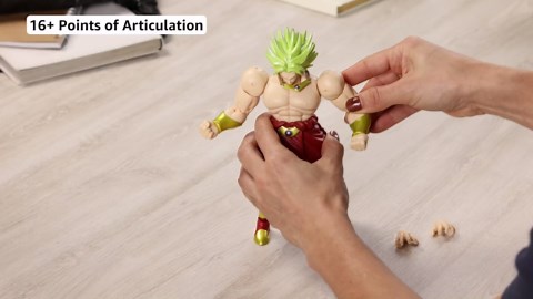 Dragon Stars Series - Dragon Ball Super - Super Saiyan Goku (Battle Damage Ver.) vs Super Saiyan Broly Battle Pack Action Figure Set