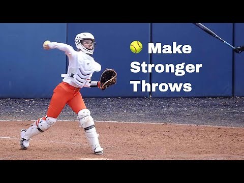 Improve your throw downs as a softball catcher