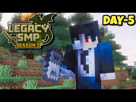 ⚔️ I Finally Got a MACE in Legacy SMP Season 2! | Day 5 Power Upgrade
