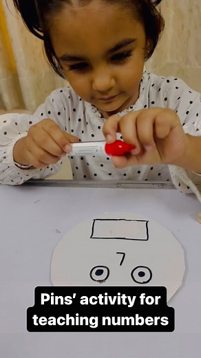 1.9K views · 75 reactions | Hands-on way to teach your kids about the concept of counting numbers with fun way. This also works on their fine motor skills while they use clothespins. #learningactivitiesforkids #learningactivities #learningactivitiesforpreschoolers #fivemotorskills #eyecordination #handeyecordinationforkids | Genius Phonics and Grammar Classes | Facebook