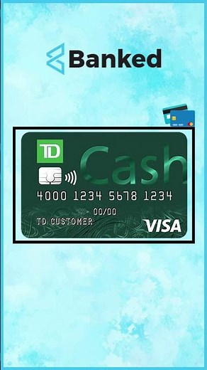 TD Cash Secured Credit Card #shorts