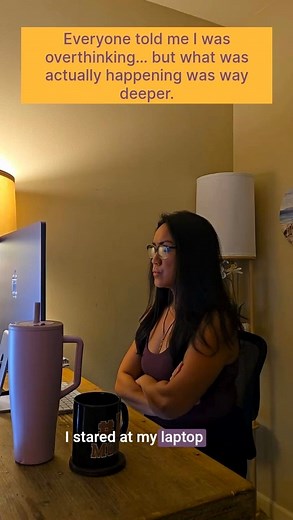 55K views | Staring at your laptop for 3 hours. Making pros and cons lists. Asking 10 people for advice. That's not overthinking. That's what happens when you can't feel your gut anymore. Comment GUT and I'll send you the 11-minute audio that fixes it. | Anna Dornier | Facebook