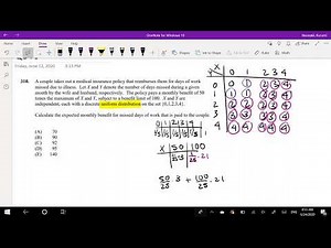 SOA Exam P Question 310 | Multivariate Discrete Expectation