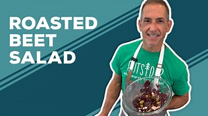Bobby's sharin' a healthy salad recipe that is anything but boring! This Roasted Beet Salad is so delicious and so simple it will be easy to keep those New Year's resolutions: https://www.pauladeen.com/recipe/roasted-beet-salad/ | Paula Deen