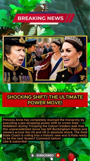 SHOCKING HANDOVER! Princess Anne Crowns Kate Middleton At Trooping The Colour! 🚨