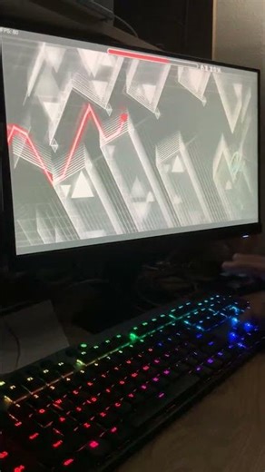 Cold sweat wave clip #gd #geometrydash #wave #clips #keyboard #challenge