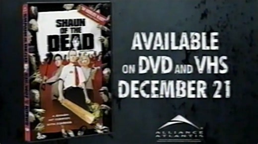 Shaun of the Dead - DVD & VHS Commercial, 2004 | Horror Ads